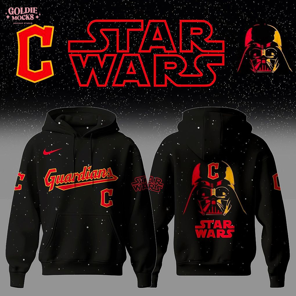 Cleveland Guardians x Stars Wars Night Hoodie Editions Limited 2025 Cleveland Guardians x Stars Wars Night Hoodie Editions Limited 2025