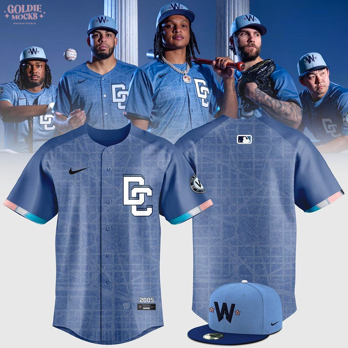 Washington Nationals City Connect 2025 Special Baseball Jersey Washington Nationals City Connect 2025 Special Baseball Jersey