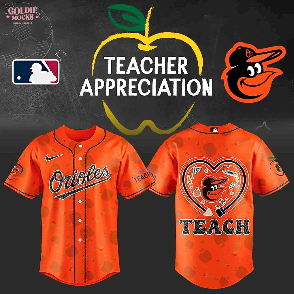 Baltimore Orioles Teacher Appreciation Psychedelic Collection Jersey Baltimore Orioles Teacher Appreciation Psychedelic Collection Jersey