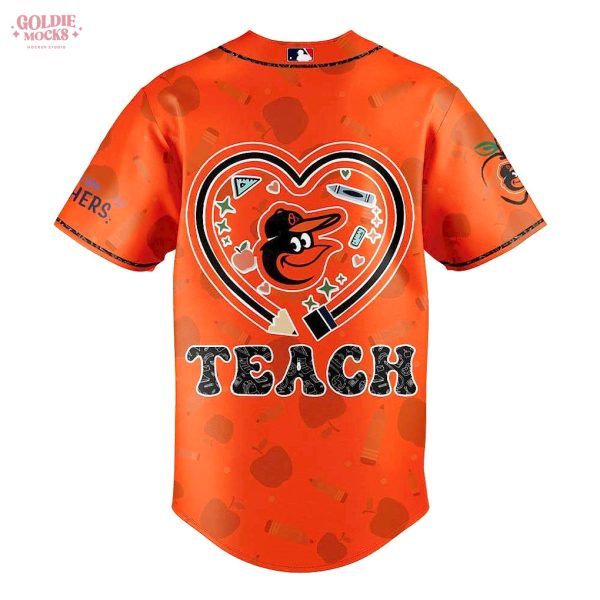 Baltimore Orioles Teacher Appreciation Psychedelic Collection Jersey