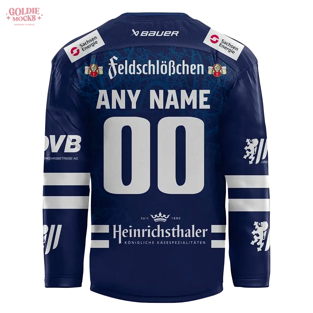 Dresdner Eislöwen DEL2-Meistertitel 2025 Custom Hockey Jersey Dresdner Eislöwen DEL2-Meistertitel 2025 Custom Hockey Jersey