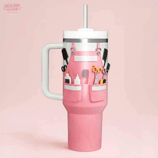 Hire Beautiful Pink 40oz Tumbler
