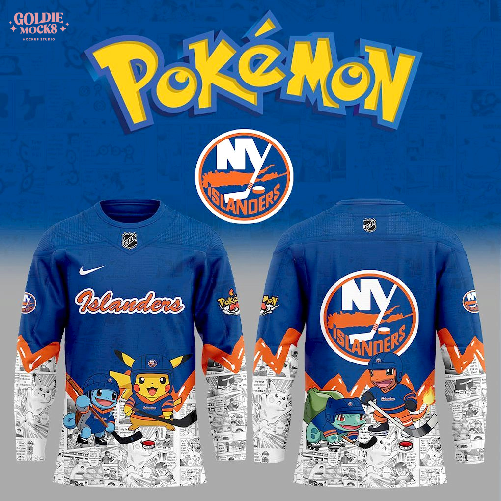 New York Islanders x Pokémon Jersey New York Islanders x Pokémon Jersey