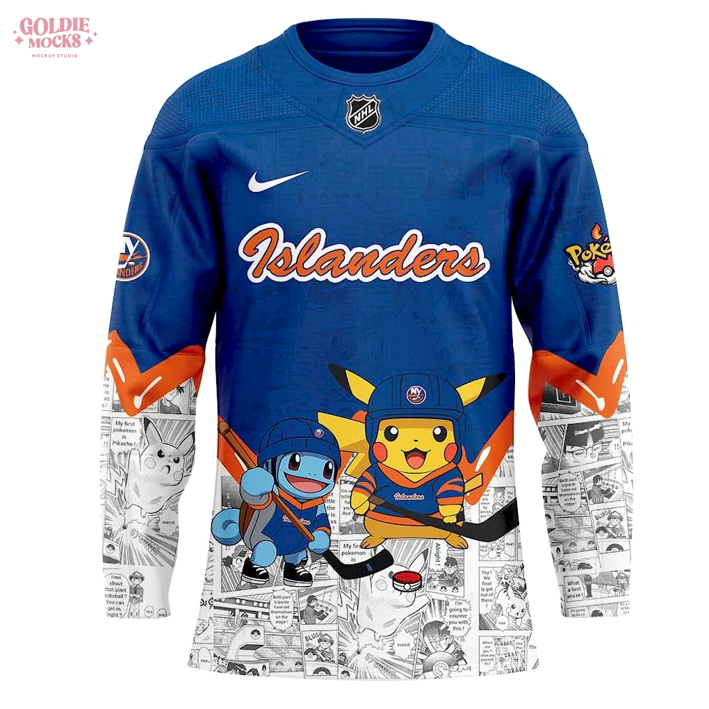 New York Islanders x Pokémon Jersey New York Islanders x Pokémon Jersey