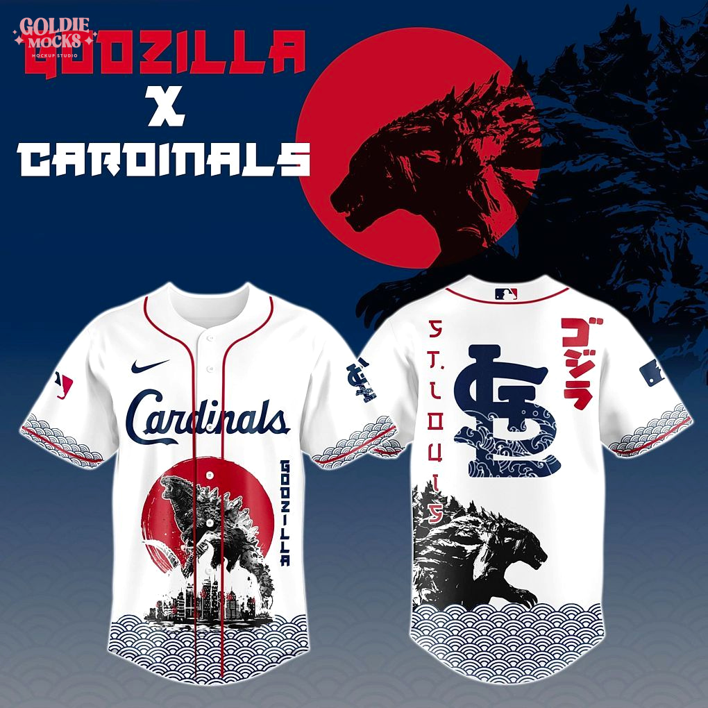 St. Louis Cardinals x Godzilla Jersey St. Louis Cardinals x Godzilla Jersey
