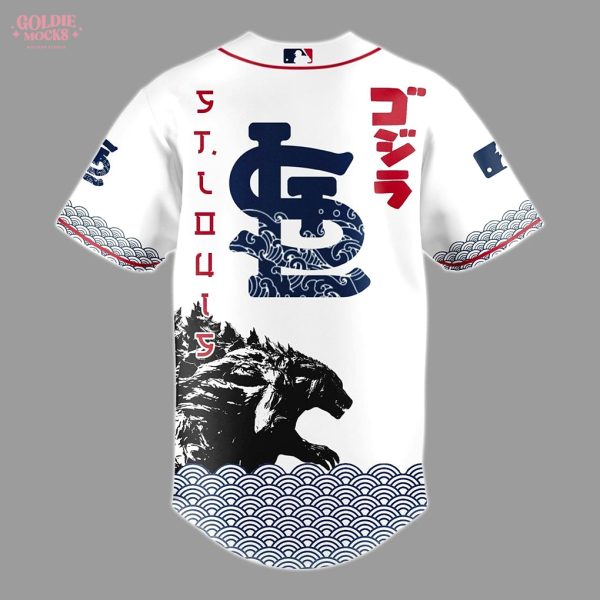 St. Louis Cardinals x Godzilla Jersey