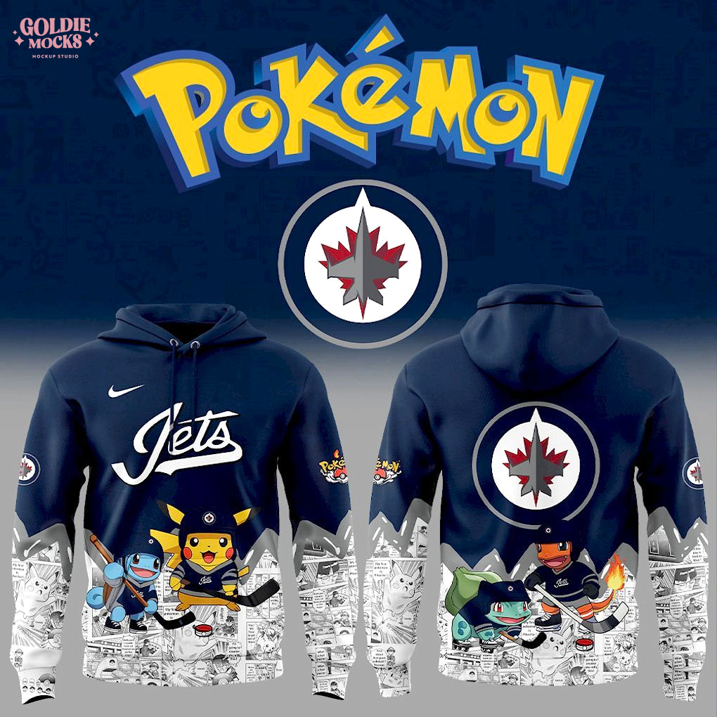 Winnipeg Jets x Pokémon Hoodie Winnipeg Jets x Pokémon Hoodie