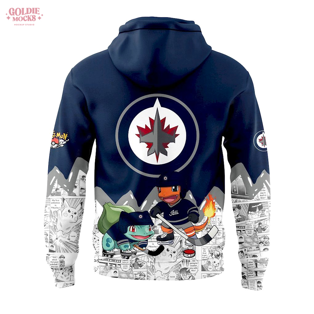Winnipeg Jets x Pokémon Hoodie Winnipeg Jets x Pokémon Hoodie
