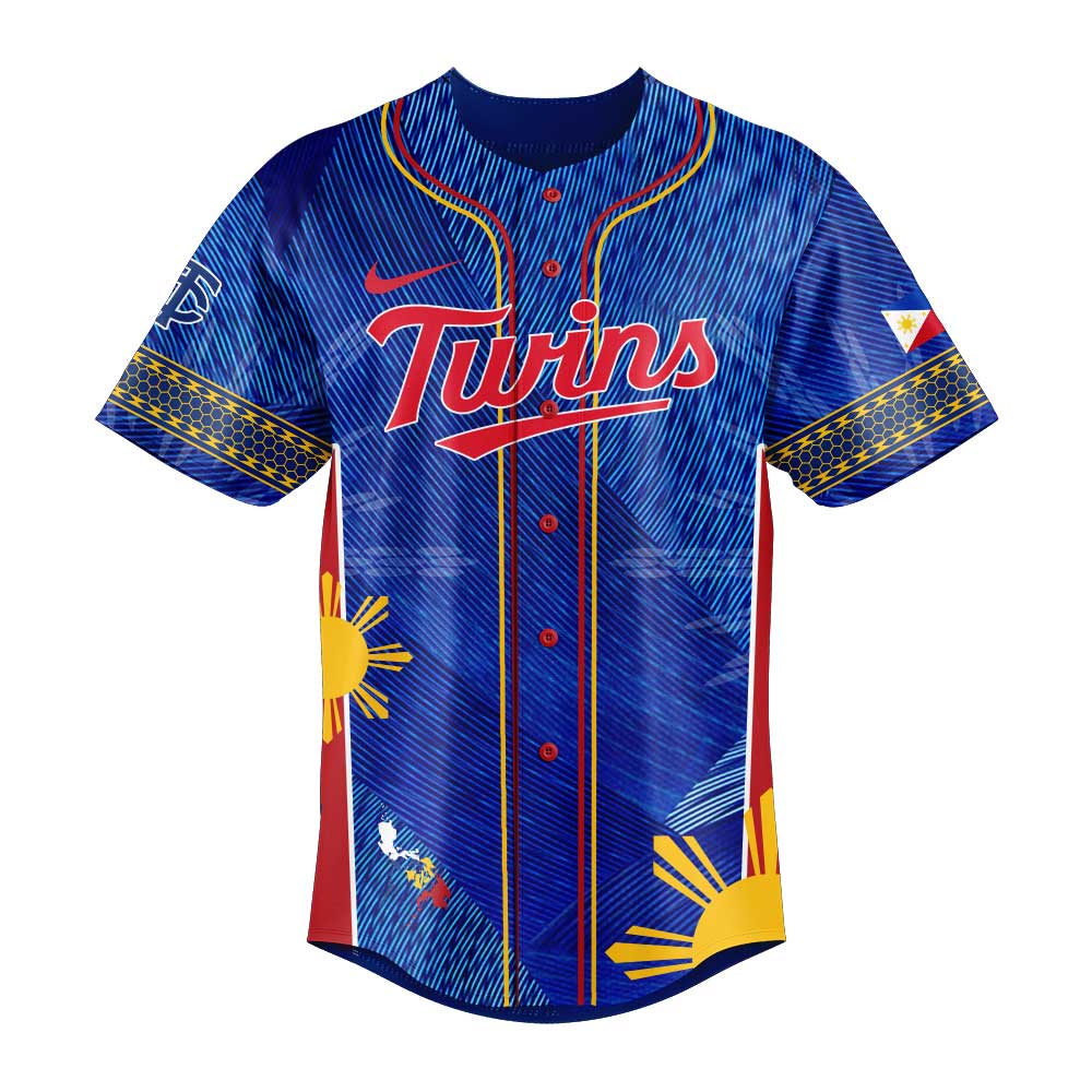 Minnesota Twins Filipino Heritage Night 2025 Special Jersey Minnesota Twins Filipino Heritage Night 2025 Special Jersey