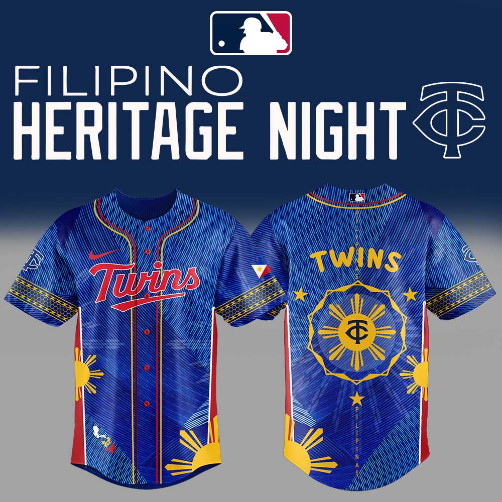 Minnesota Twins Filipino Heritage Night 2025 Special Jersey Minnesota Twins Filipino Heritage Night 2025 Special Jersey