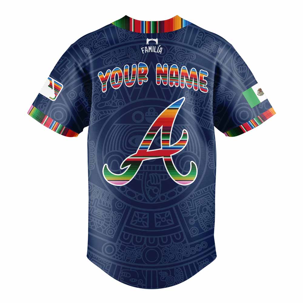 Atlanta Braves Mexican Heritage Night 2025 Custom Jersey Atlanta Braves Mexican Heritage Night 2025 Custom Jersey
