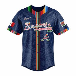 Atlanta Braves Mexican Heritage Night 2025 Custom Jersey