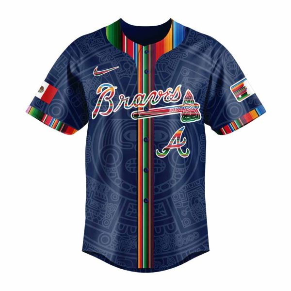 Atlanta Braves Mexican Heritage Night 2025 Custom Jersey