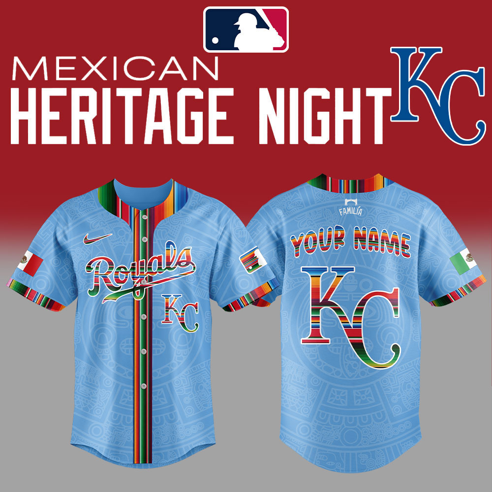 Kansas City Royals Mexican Heritage Night 2025 Custom Jersey Kansas City Royals Mexican Heritage Night 2025 Custom Jersey