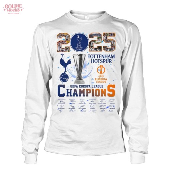 2025 Tottenham Hotspur Europa League Champions T-Shirt