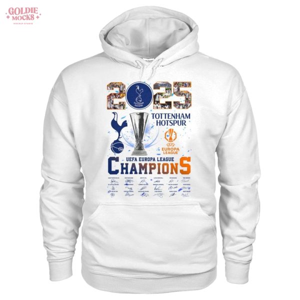 2025 Tottenham Hotspur Europa League Champions T-Shirt