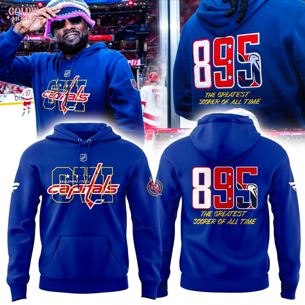895 The Greatest Scorer Of All Time Alex Ovechkin 2025 Special Hoodie 895 The Greatest Scorer Of All Time Alex Ovechkin 2025 Special Hoodie