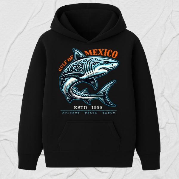 Gulf of Mexico Foxtrot Delta Tango Tribal Shark 2025 T-Shirt