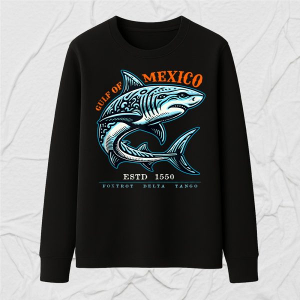 Gulf of Mexico Foxtrot Delta Tango Tribal Shark 2025 T-Shirt