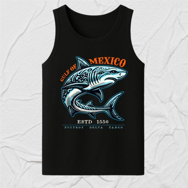 Gulf of Mexico Foxtrot Delta Tango Tribal Shark 2025 T-Shirt
