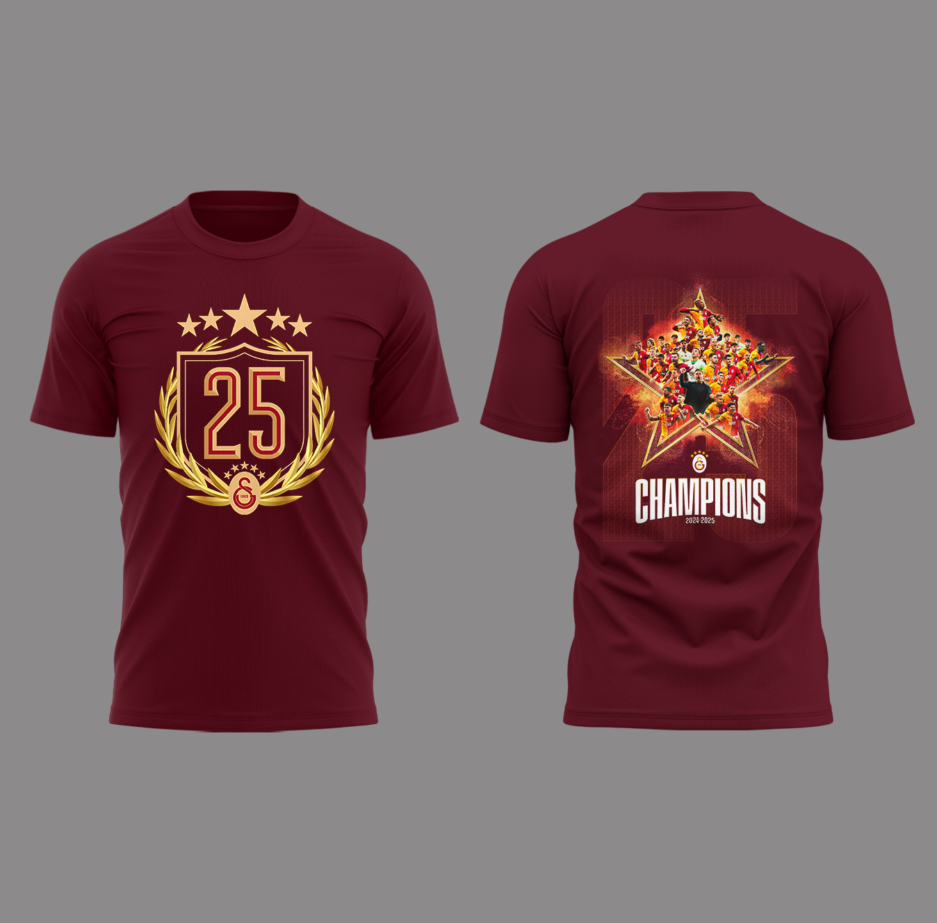 Galatasaray S.K. Champions 25 T-Shirt Galatasaray S.K. Champions 25 T-Shirt