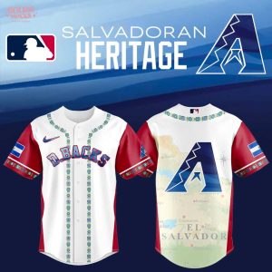 Arizona Diamondbacks Salvadoran Heritage Night 2025 Special Jersey