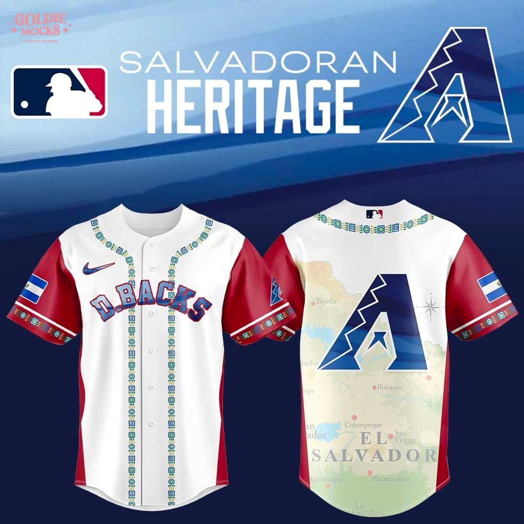 Arizona Diamondbacks Salvadoran Heritage Night 2025 Special Jersey Arizona Diamondbacks Salvadoran Heritage Night 2025 Special Jersey