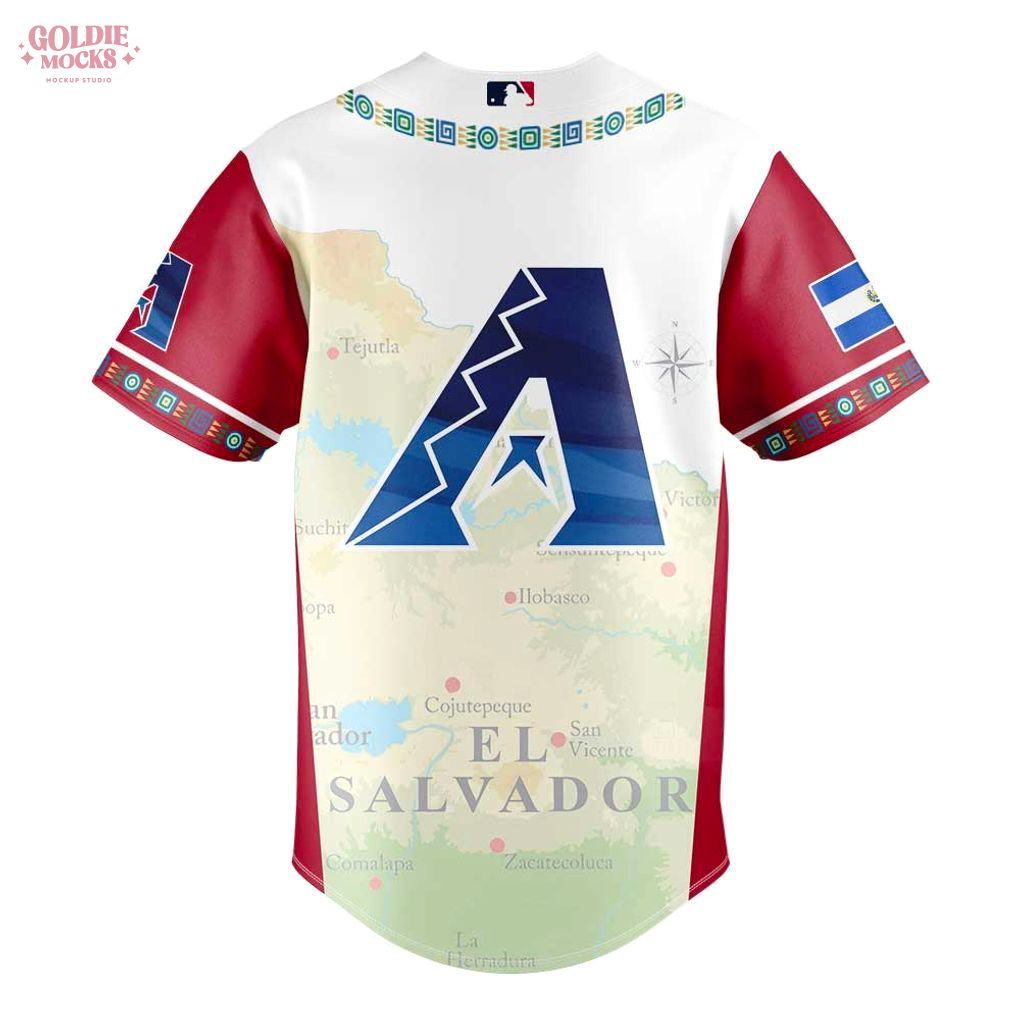 Arizona Diamondbacks Salvadoran Heritage Night 2025 Special Jersey Arizona Diamondbacks Salvadoran Heritage Night 2025 Special Jersey