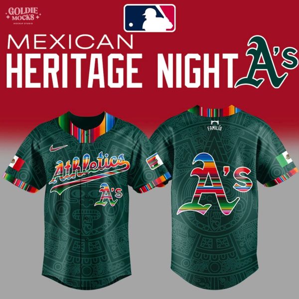 Athletics Filipino Mexican Heritage Month 2025 Jersey