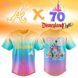 Atlanta Braves Disneyland 70th Anniversary 2025 Jersey