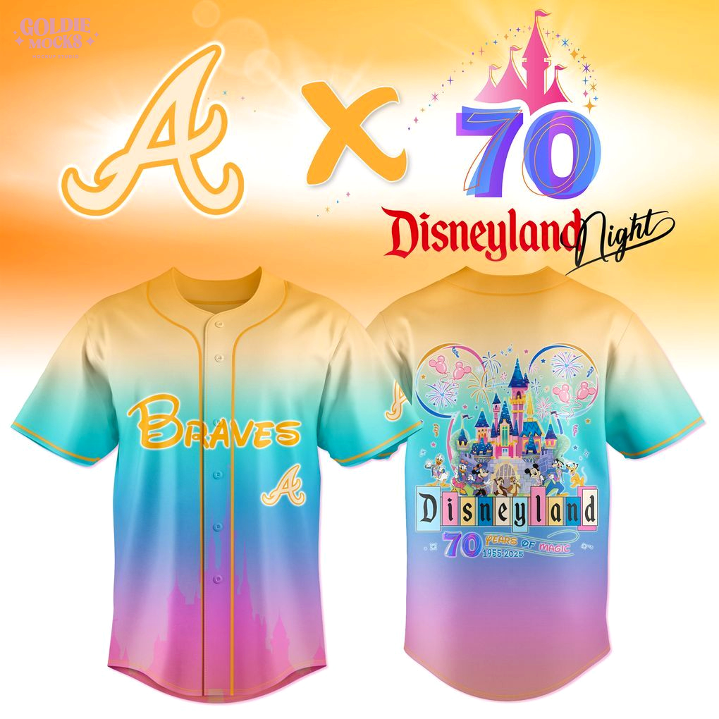 Atlanta Braves Disneyland 70th Anniversary 2025 Jersey Atlanta Braves Disneyland 70th Anniversary 2025 Jersey