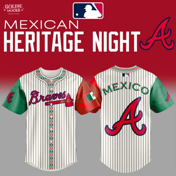 Atlanta Braves Mexican Heritage Night 2025 Special Edition Jersey
