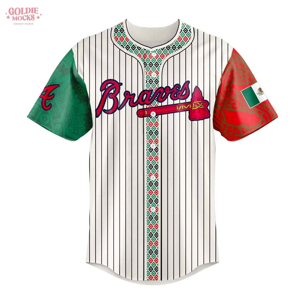 Atlanta Braves Mexican Heritage Night 2025 Special Edition Jersey Atlanta Braves Mexican Heritage Night 2025 Special Edition Jersey