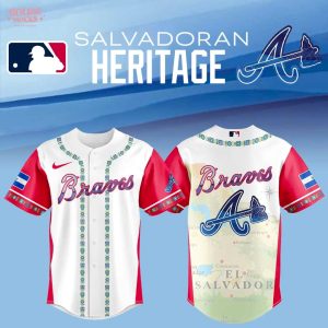 Atlanta Braves Salvadoran Heritage Night 2025 Jersey