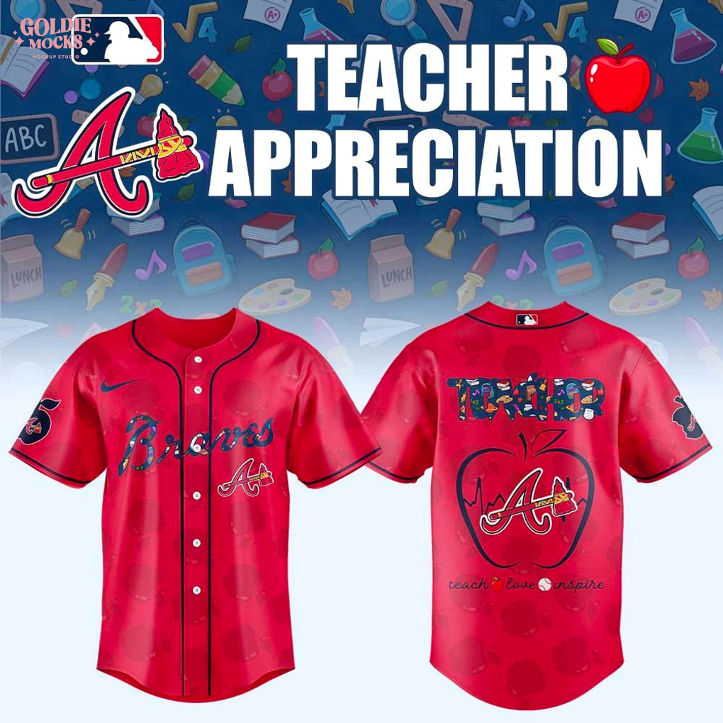 Atlanta Braves Teacher Night Day 2025 Special Hoodie Atlanta Braves Teacher Night Day 2025 Special Hoodie