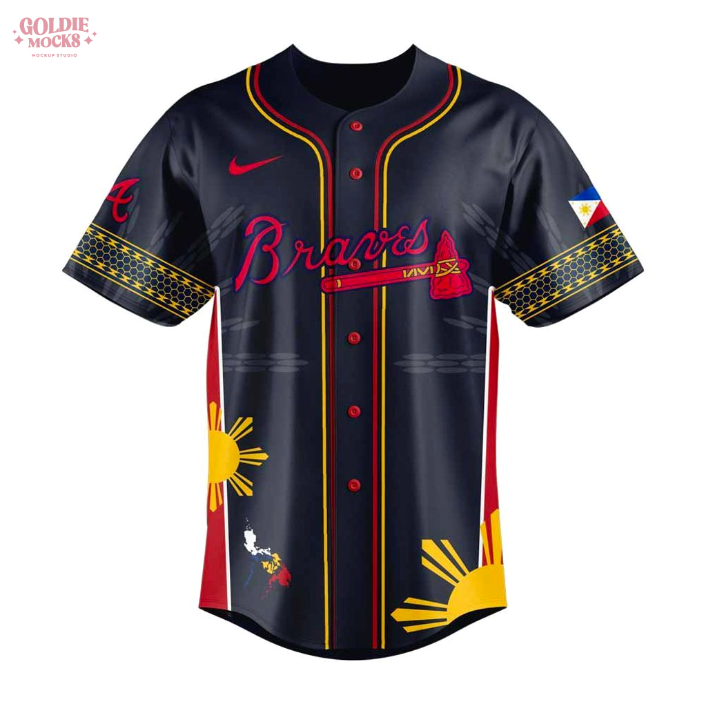 Atlanta Braves x Filipino Heritage Night 2025 For Fans Jersey Atlanta Braves x Filipino Heritage Night 2025 For Fans Jersey