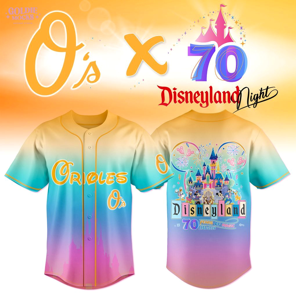 Baltimore Orioles Disneyland 70th Anniversary 2025 Jersey Baltimore Orioles Disneyland 70th Anniversary 2025 Jersey