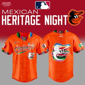 Baltimore Orioles Mexican Heritage Month 2025 Jersey