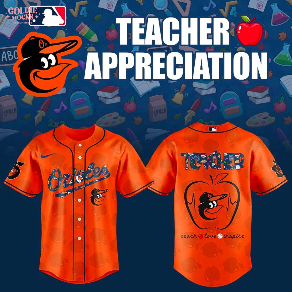 Baltimore Orioles Teacher Night 2025 For Fans Jersey Baltimore Orioles Teacher Night 2025 For Fans Jersey