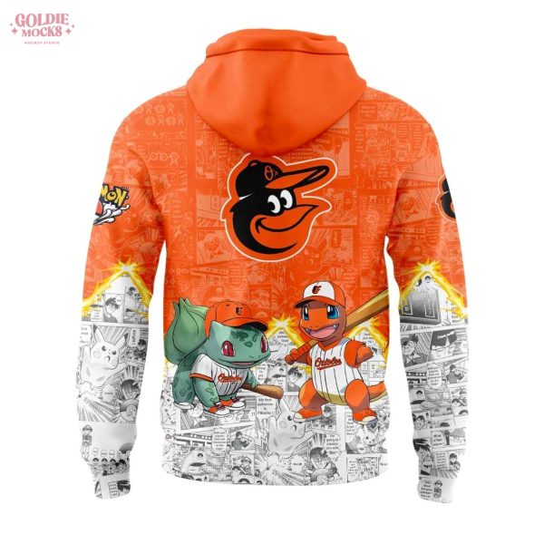 Baltimore Orioles x Pokémon Limited Edition 2025 Hoodie