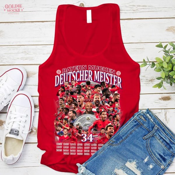 Bayern Deutscher Meister 34 2025 T-Shirt