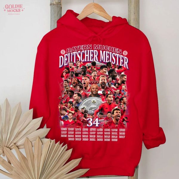Bayern Deutscher Meister 34 2025 T-Shirt