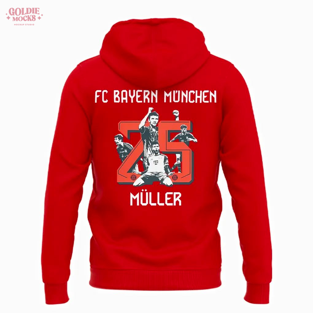 Bayern Munich Muller 25 Legend Hoodie Bayern Munich Muller 25 Legend Hoodie