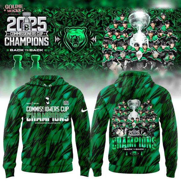 Binghamton Black Bears 2025 Commissioner Cup Finals Limited Hoodie