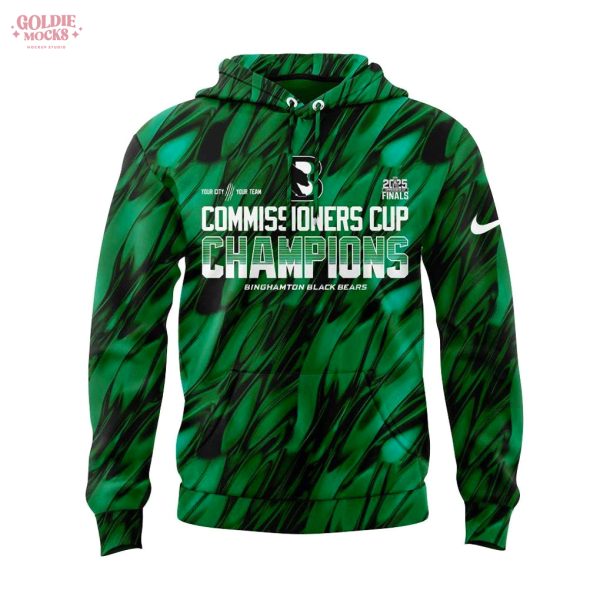 Binghamton Black Bears 2025 Commissioner Cup Finals Limited Hoodie