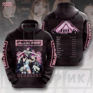 Black Pink Deadline World Tour 2025 T-Shirt
