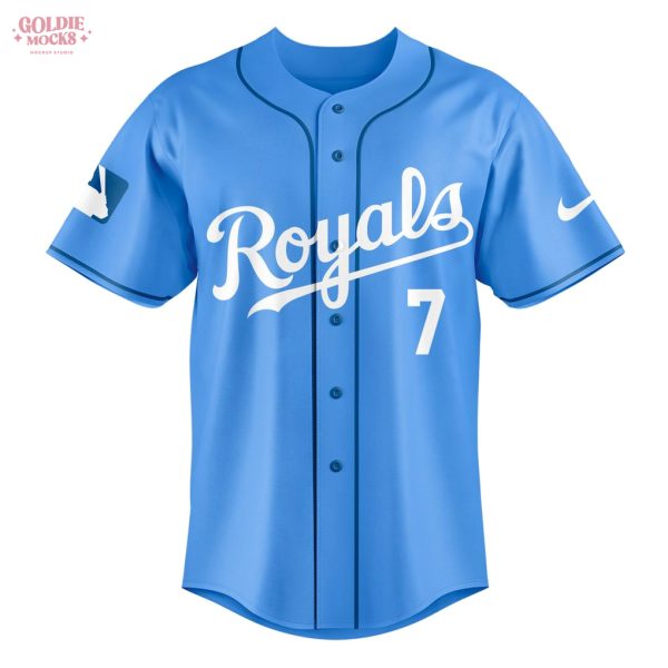 Bobby Witt Jr Five Hundred Games Kansas 2025 Jersey