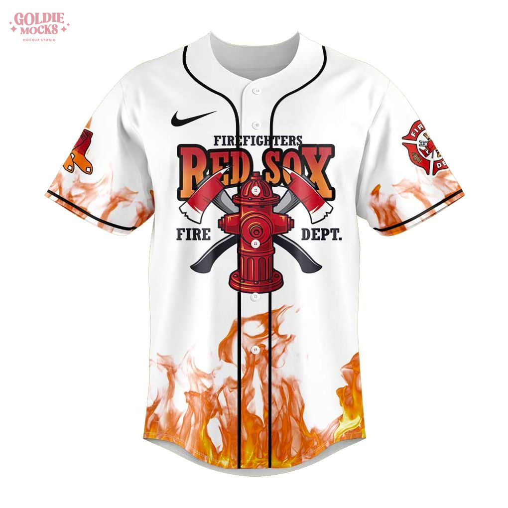 Boston Red Sox Firefighter Appreciation Day 2025 Jersey Boston Red Sox Firefighter Appreciation Day 2025 Jersey