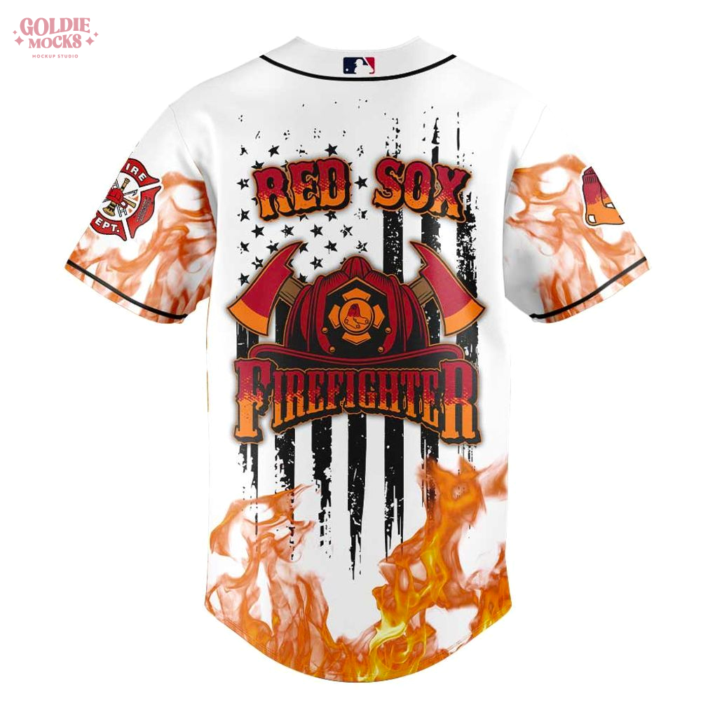 Boston Red Sox Firefighter Appreciation Day 2025 Jersey Boston Red Sox Firefighter Appreciation Day 2025 Jersey