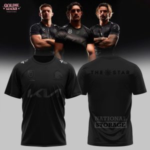 Brisbane Broncos 2025 Black T-Shirt